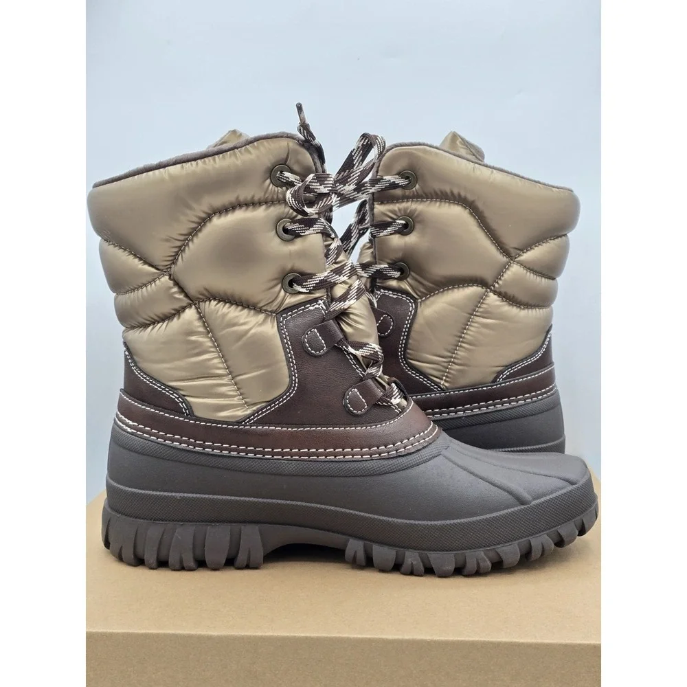 JBU by Jambu womens‎ Canyon Waterproof  Winter Boots Bronze Dark Brown - Sz 10 M